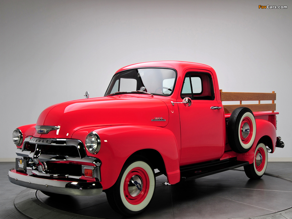 Chevrolet 3100 Pickup 1954 wallpapers (1024 x 768)