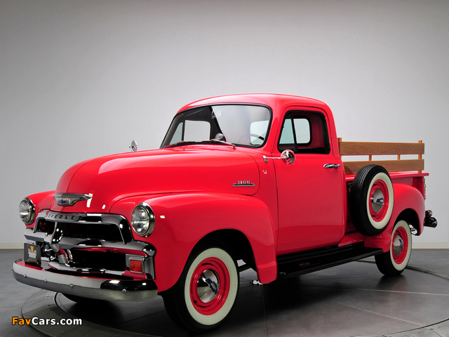 Chevrolet 3100 Pickup 1954 wallpapers (640 x 480)