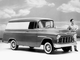Chevrolet 3100 Cameo Panel (H-3105) 1955 wallpapers
