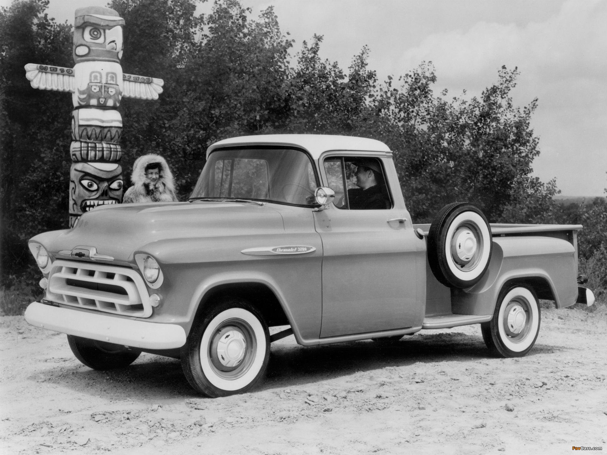 Chevrolet 3200 Stepside Pickup (3B-3204) 1957 images (2048 x 1536)