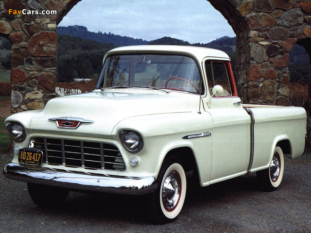 Chevrolet 3100 Cameo Fleetside 1955 pictures (640 x 480)