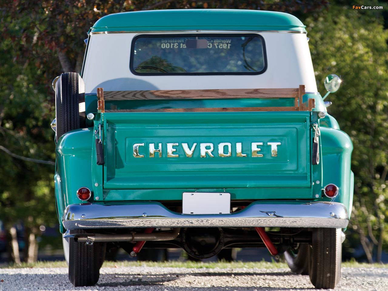 Images of Chevrolet 3100 Stepside Pickup (3A-3104) 1957 (1280 x 960)