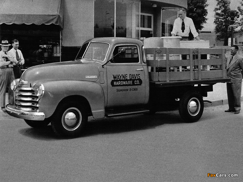 Photos of Chevrolet 3600 DeLuxe Stake Truck (FR-3609) 1948 (800 x 600)