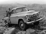 Photos of Chevrolet 3600 Stepside Pickup (3E-3604) 1957