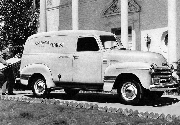 Pictures of Chevrolet 3100 DeLuxe Panel Truck (FP-3105) 1948