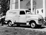Pictures of Chevrolet 3100 DeLuxe Panel Truck (FP-3105) 1948