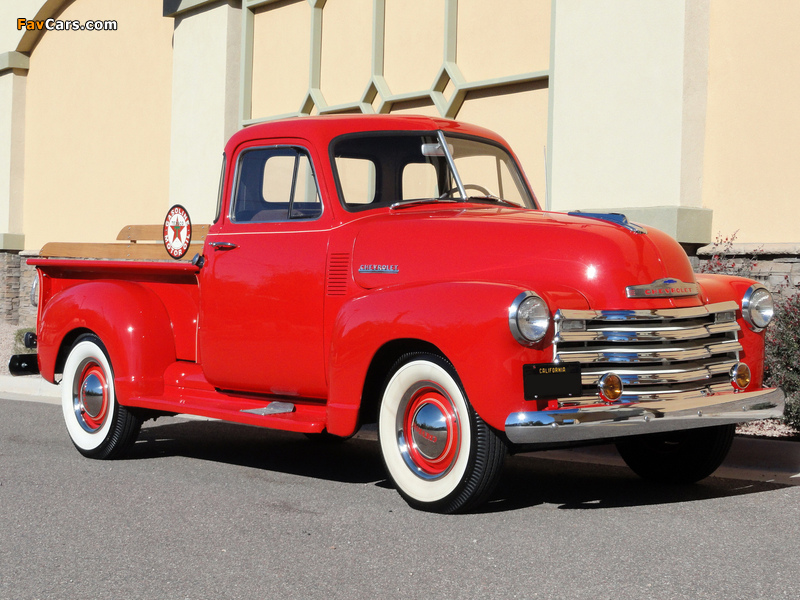 Pictures of Chevrolet 3100 Pickup 1951–52 (800 x 600)