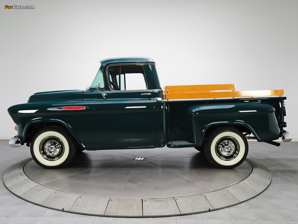 Pictures of Chevrolet 3100 Stepside Pickup (3A-3104) 1957 (1024 x 768)