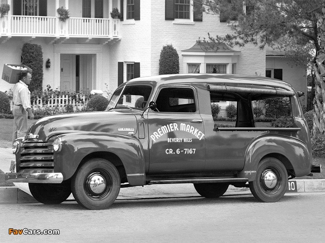 Chevrolet 3100 Canopy Express (GP-3107) 1949 wallpapers (640 x 480)