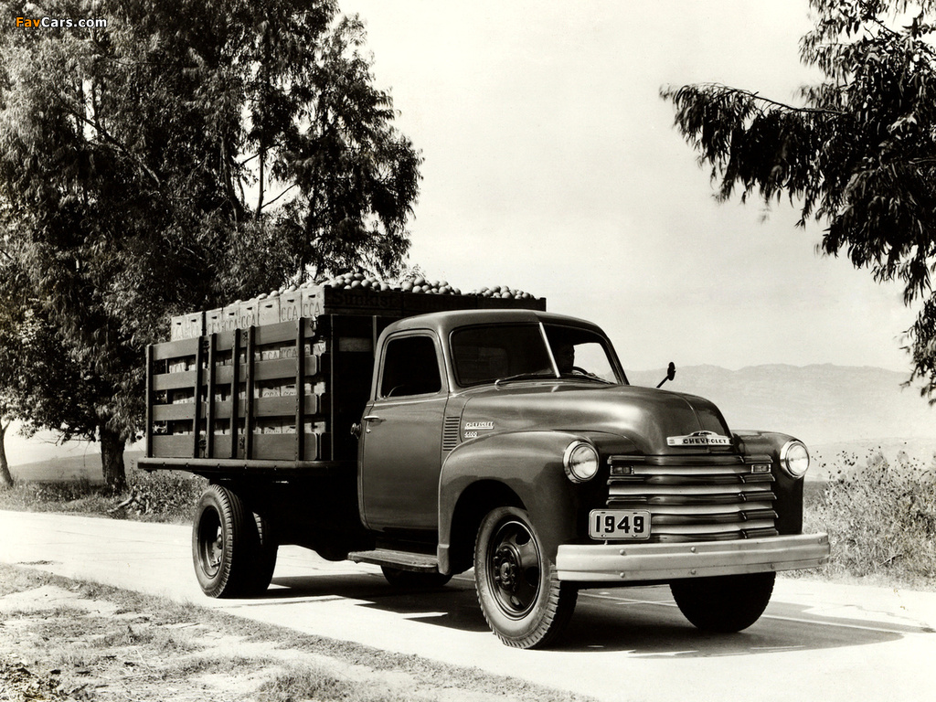 Images of Chevrolet 4400 Stake Truck (4409) 1949 (1024 x 768)
