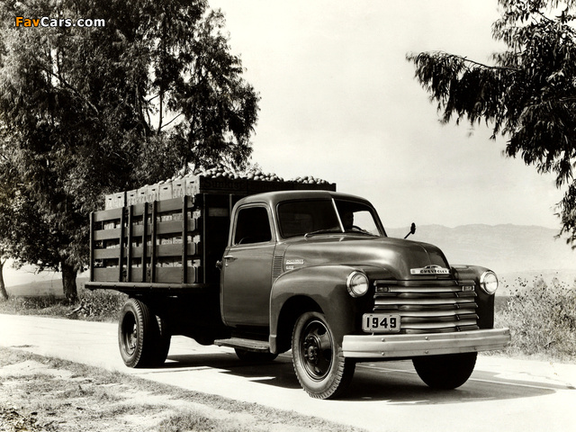 Images of Chevrolet 4400 Stake Truck (4409) 1949 (640 x 480)