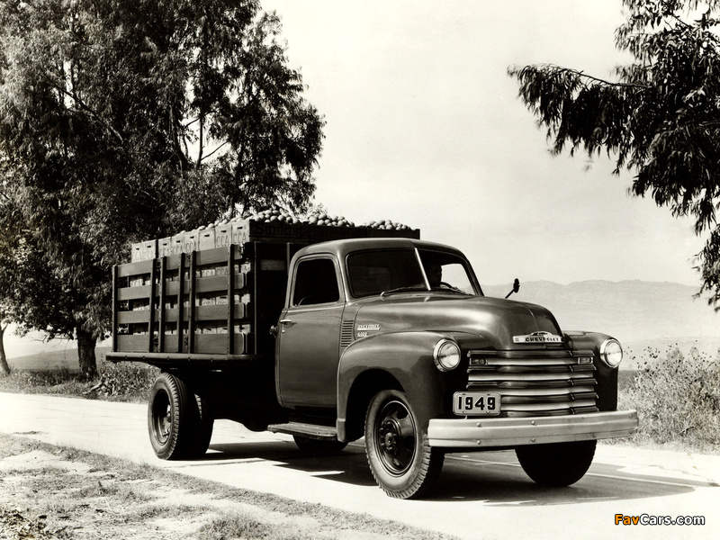 Images of Chevrolet 4400 Stake Truck (4409) 1949 (800 x 600)