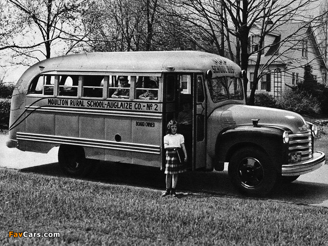 Pictures of Chevrolet 4500 School Bus by Wayne (RL-4502) 1948 (640 x 480)