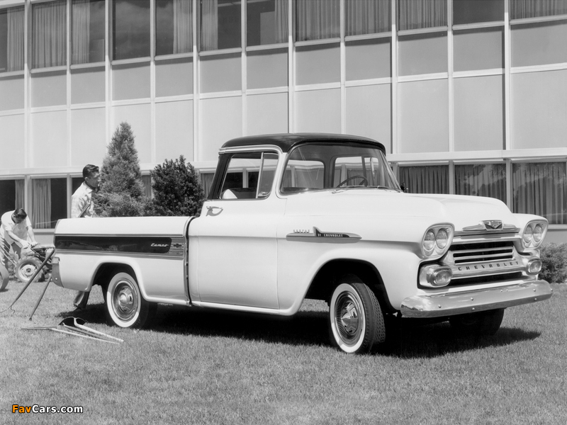 Chevrolet Apache 31 Cameo Fleetside (3A-3124) 1958 images (800 x 600)