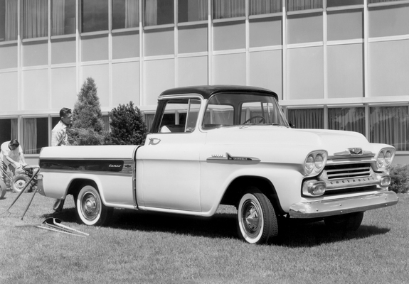 Chevrolet Apache 31 Cameo Fleetside (3A-3124) 1958 images