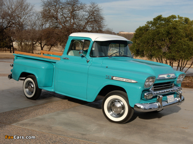 Chevrolet Apache 31 Stepside 1959 pictures (640 x 480)