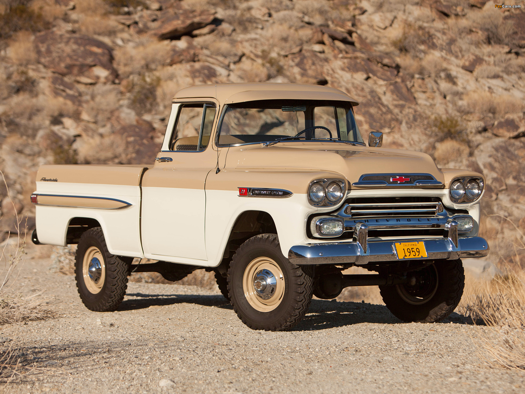 Images of Chevrolet Apache 31 Deluxe Fleetside by NAPCO 1959 (2048 x 1536)