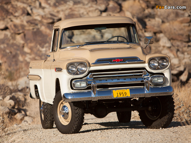 Pictures of Chevrolet Apache 31 Deluxe Fleetside by NAPCO 1959 (640 x 480)