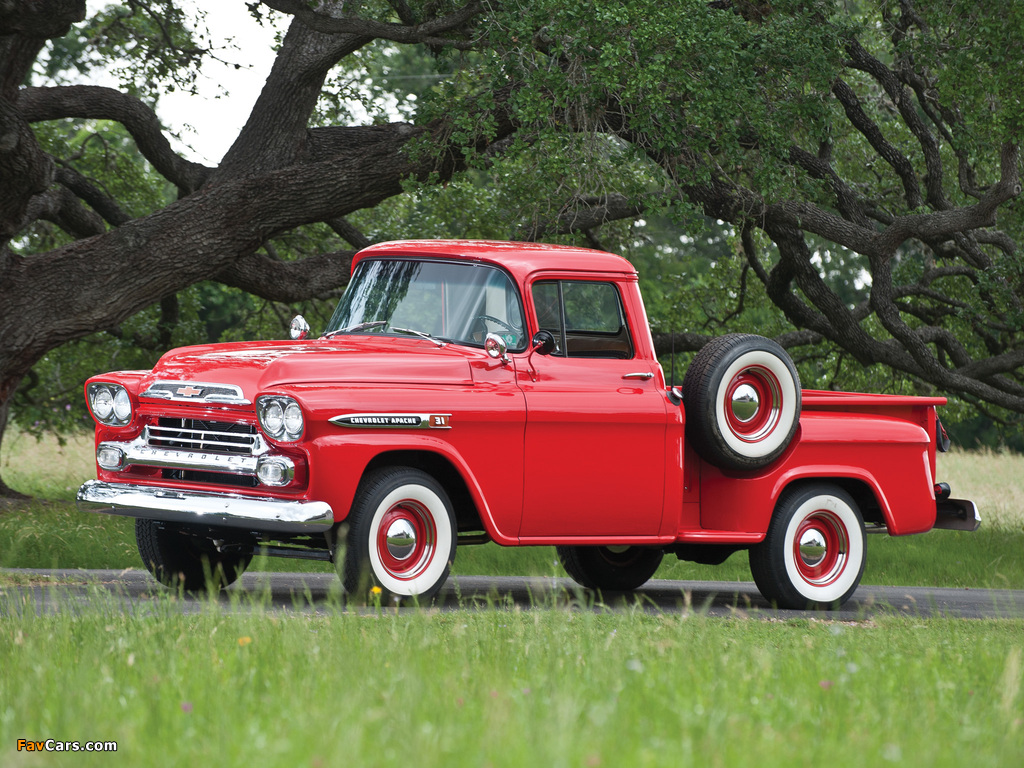 Pictures of Chevrolet Apache 31 Stepside 1959 (1024 x 768)