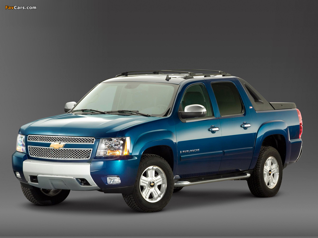 Chevrolet Avalanche Z71 2007–12 pictures (1024 x 768)