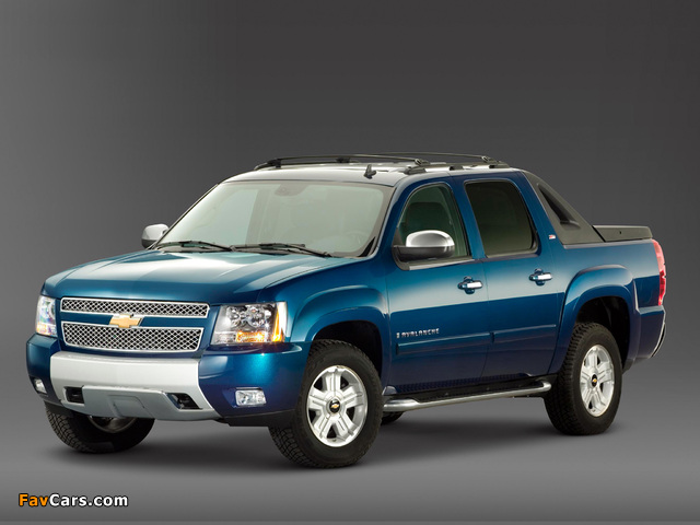 Chevrolet Avalanche Z71 2007–12 pictures (640 x 480)