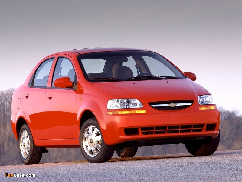 Chevrolet Aveo Sedan (T200) 2003–06 photos (800 x 600)