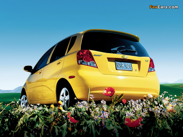 Chevrolet Aveo 5-door (T200) 2003–08 photos (640 x 480)