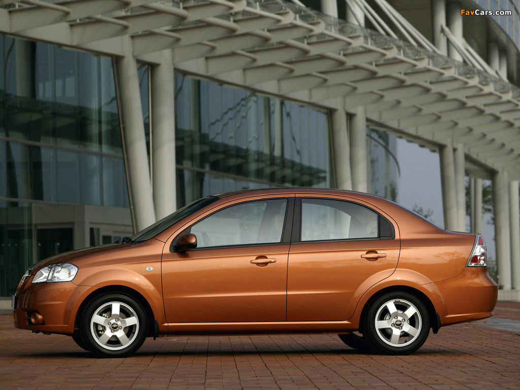 Chevrolet Aveo Sedan (T250) 2006–11 images (1024 x 768)