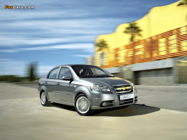 Chevrolet Aveo Sedan (T250) 2006–11 pictures (640 x 480)