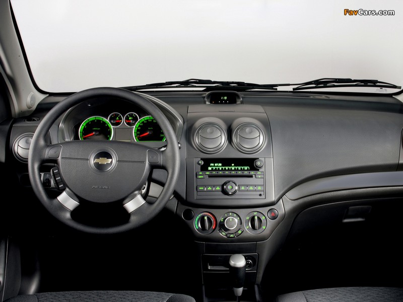 Chevrolet Aveo Sedan (T250) 2006–11 wallpapers (800 x 600)