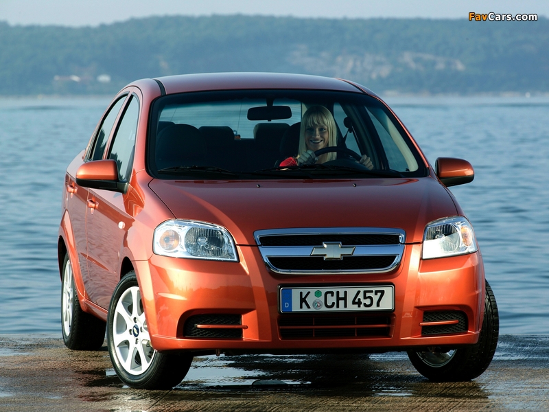 Chevrolet Aveo Sedan (T250) 2006–11 wallpapers (800 x 600)