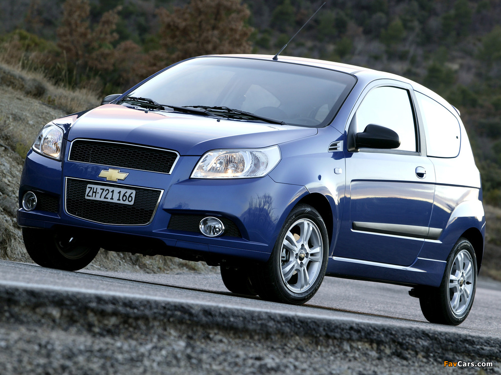 Chevrolet Aveo 3-door (T250) 2008–11 photos (1024 x 768)