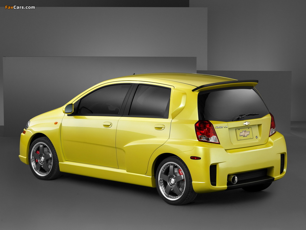 Images of Chevrolet Aveo Xtreme (T200) 2004 (1024 x 768)