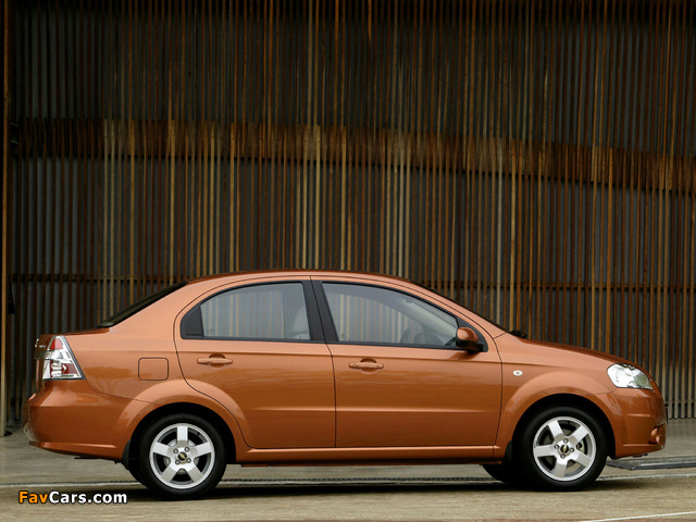 Photos of Chevrolet Aveo Sedan (T250) 2006 (640 x 480)