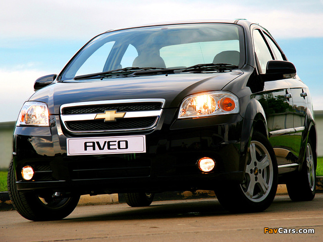 Photos of Chevrolet Aveo Sedan TH-spec (T250) 2006 (640 x 480)