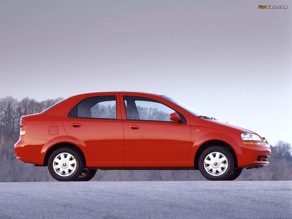 Pictures of Chevrolet Aveo Sedan (T200) 2003–06 (1024 x 768)