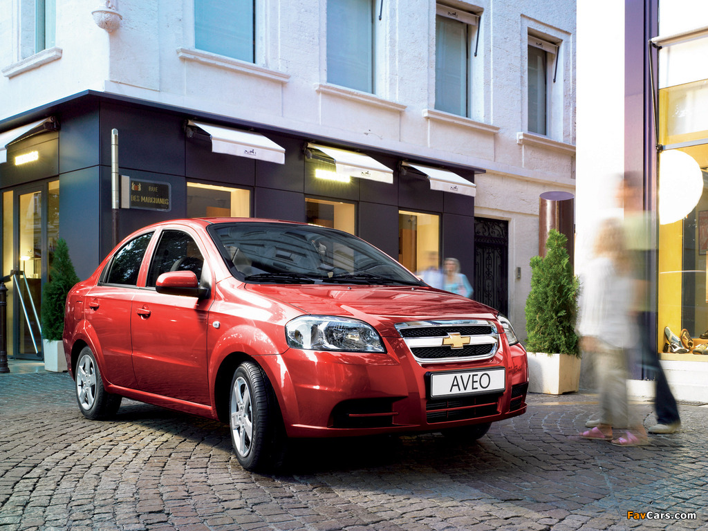 Pictures of Chevrolet Aveo Sedan (T250) 2006–11 (1024 x 768)