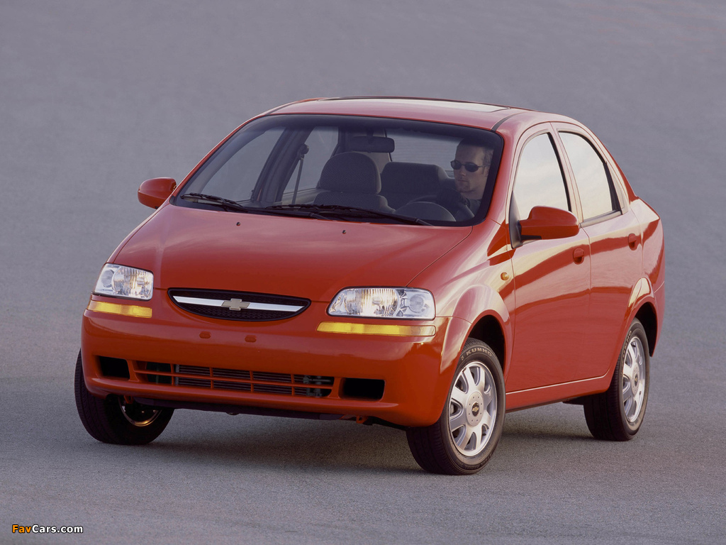 Chevrolet Aveo Sedan (T200) 2003–06 wallpapers (1024 x 768)