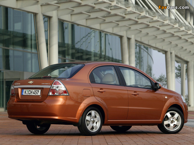 Chevrolet Aveo Sedan (T250) 2006 wallpapers (640 x 480)