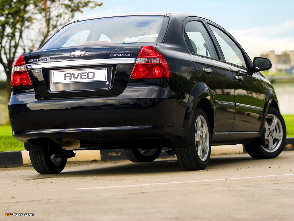 Chevrolet Aveo Sedan TH-spec (T250) 2006 wallpapers (1024 x 768)