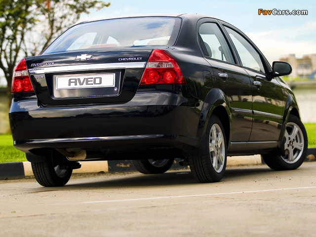 Chevrolet Aveo Sedan TH-spec (T250) 2006 wallpapers (640 x 480)