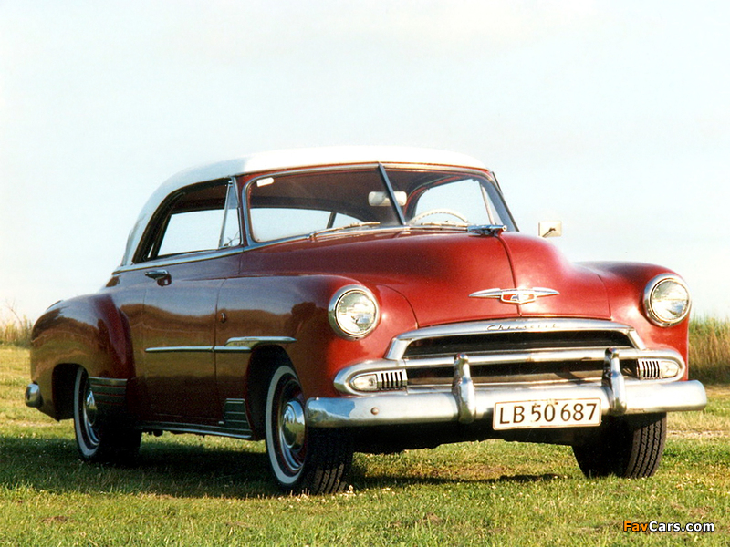 Chevrolet Deluxe Styleline Bel Air (2154-1037) 1951 pictures (800 x 600)