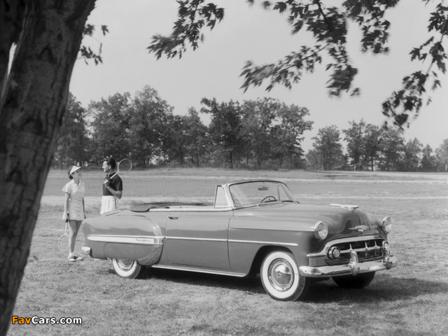 Chevrolet Bel Air Convertible (2434-1067D) 1953 photos (640 x 480)