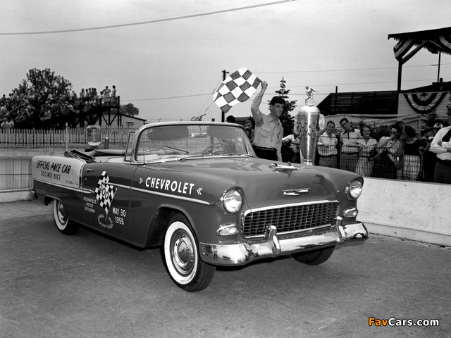 Chevrolet Bel Air Convertible Indy 500 Pace Car (2434-1067D) 1955 images (640 x 480)