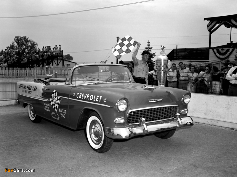 Chevrolet Bel Air Convertible Indy 500 Pace Car (2434-1067D) 1955 images (800 x 600)