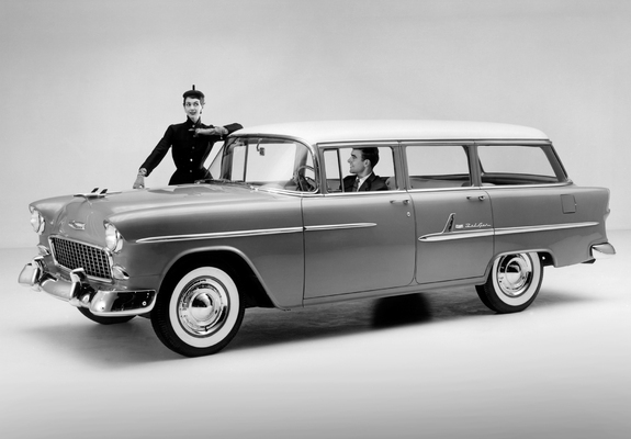 Chevrolet Bel Air Beauville (2409-1062DF) 1955 pictures