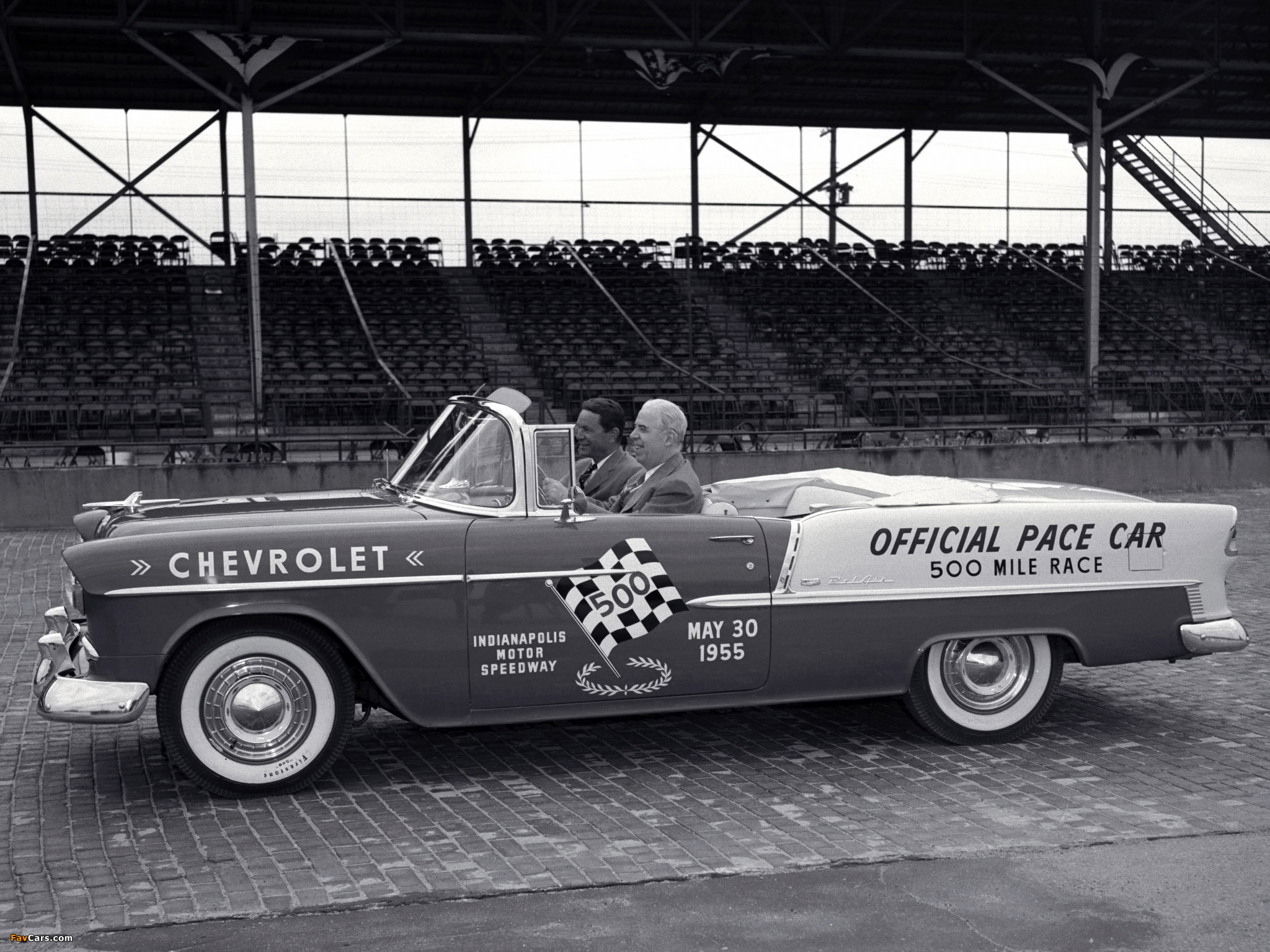 Chevrolet Bel Air Convertible Indy 500 Pace Car (2434-1067D) 1955 pictures (2048 x 1536)