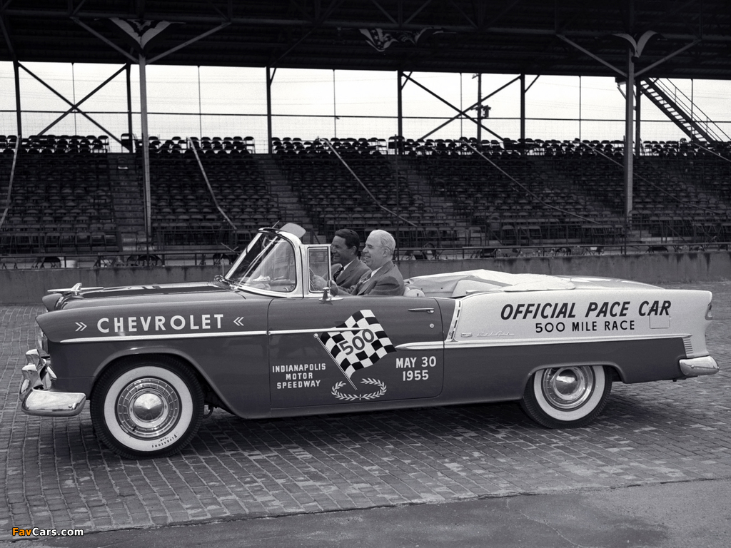Chevrolet Bel Air Convertible Indy 500 Pace Car (2434-1067D) 1955 pictures (1024 x 768)