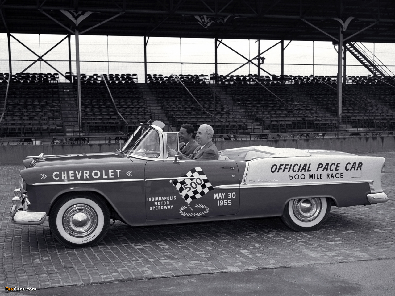 Chevrolet Bel Air Convertible Indy 500 Pace Car (2434-1067D) 1955 pictures (1280 x 960)