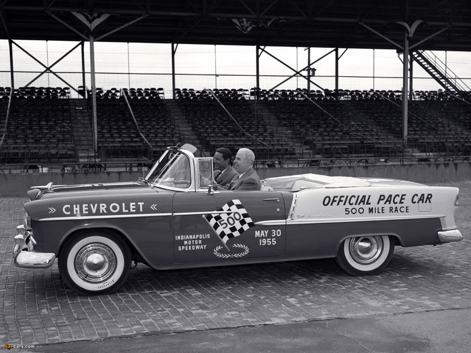 Chevrolet Bel Air Convertible Indy 500 Pace Car (2434-1067D) 1955 pictures (1600 x 1200)